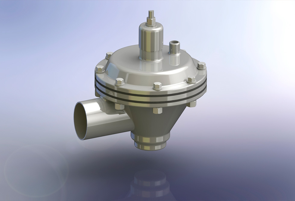 Válvula de control de presión.